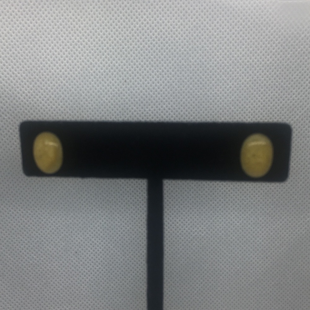 4 for $12: Yellow post earrings